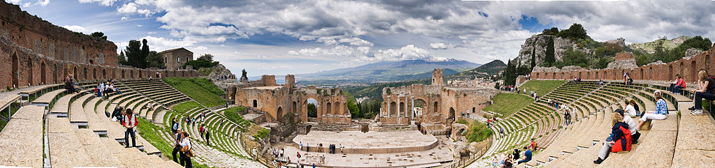 Antika grekiska teatern Taormina