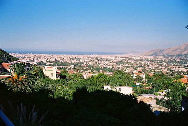 Panoramavy över Palermo